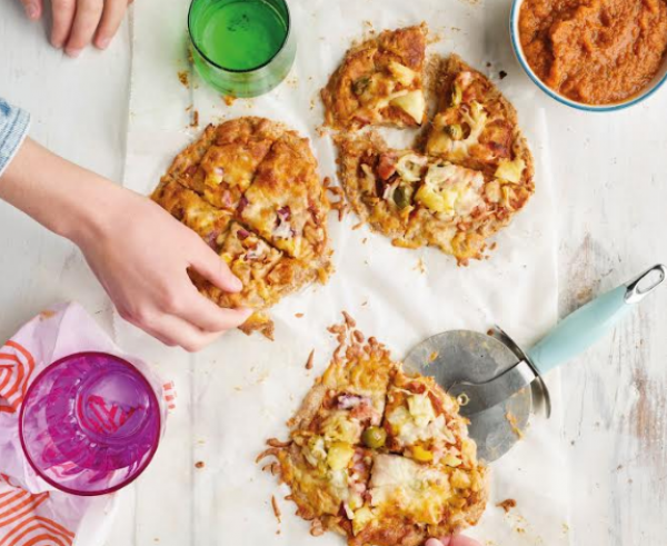 Recipe from new kids cookbook: Its A Pizza Cake!